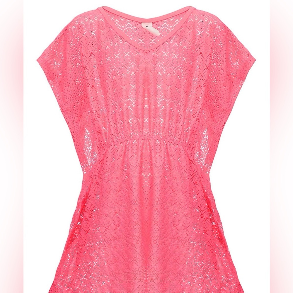 Wonder Nation Pink Lace Swim Cover